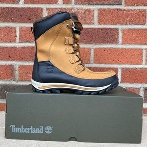 Timberland Junior Ridge ChillBerg Snow Boots Waterproof Wheat 3591R